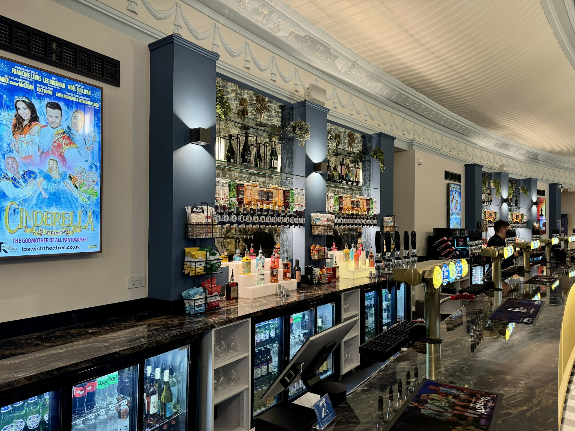 The new 20m bar at the Regent's Crush Hall